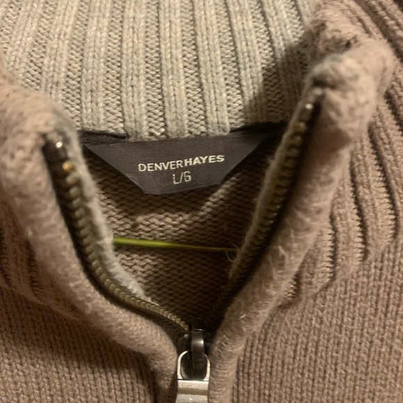 Men’s Quarter Zip Denver Hayes Sweater - Picture 6 of 7